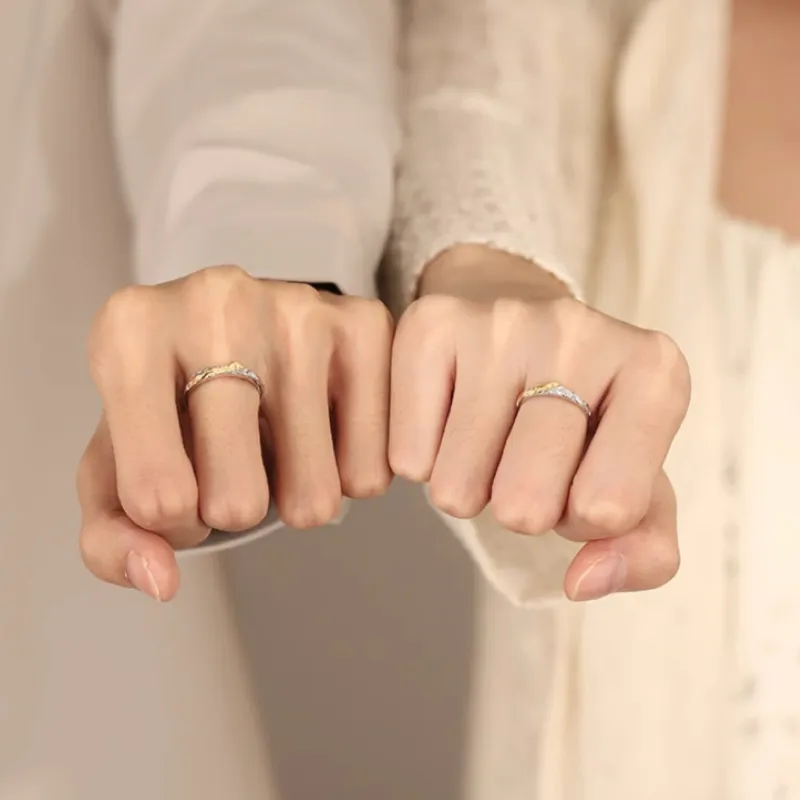 CLARKIA FLOWER 999 Fine Silver Rings Unisex-2