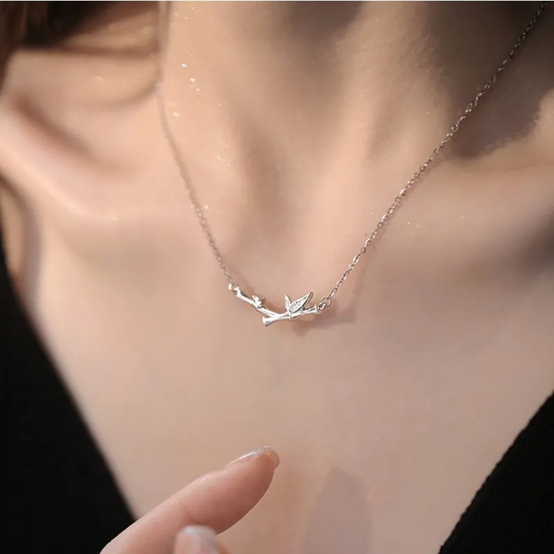 CLARKIA FLOWER S999 Fine Silver Necklaces Women's-5