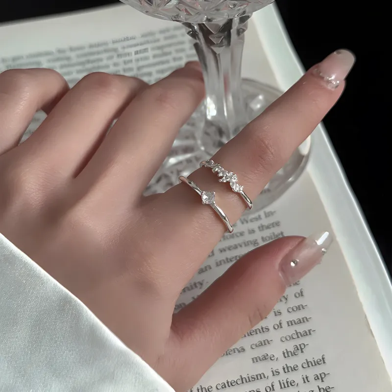 CLARKIA FLOWER S999 Fine Silver Rings Women's-3
