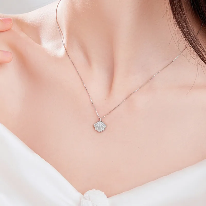 CLARKIA FLOWER S925 Silver Necklaces Women's Silver Rose Gold Necklace-1