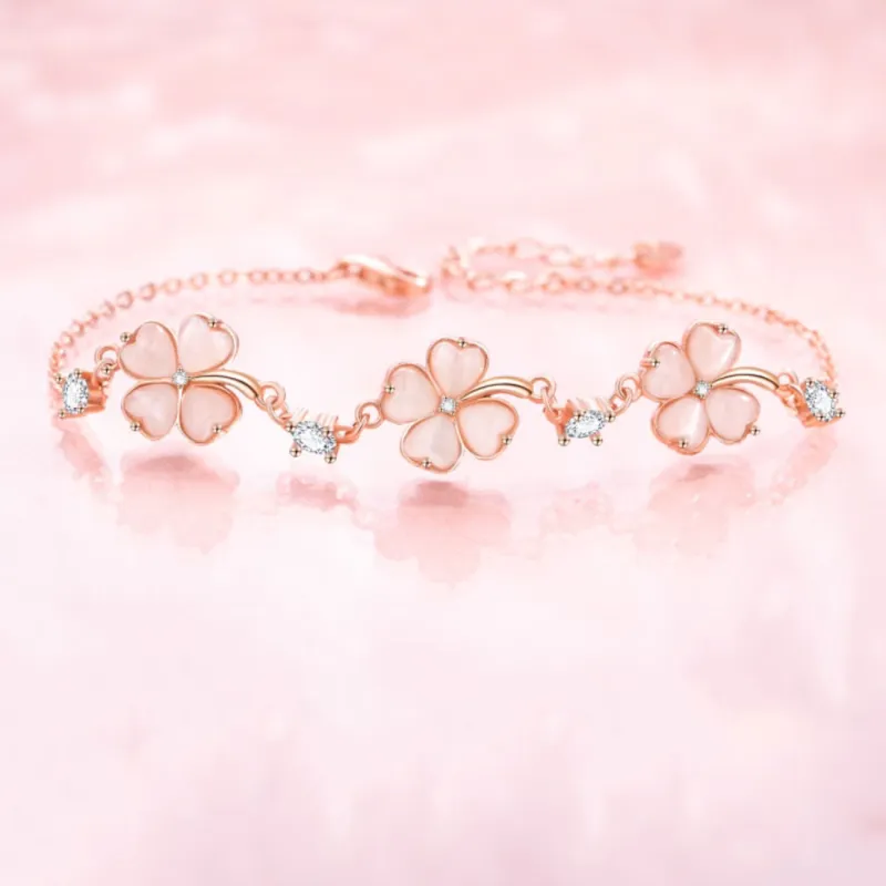 CLARKIA FLOWER Copper Alloy Bracelets Women's-1