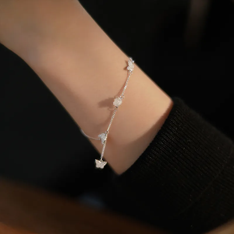 CLARKIA FLOWER S925 Silver Bracelets Women's-3