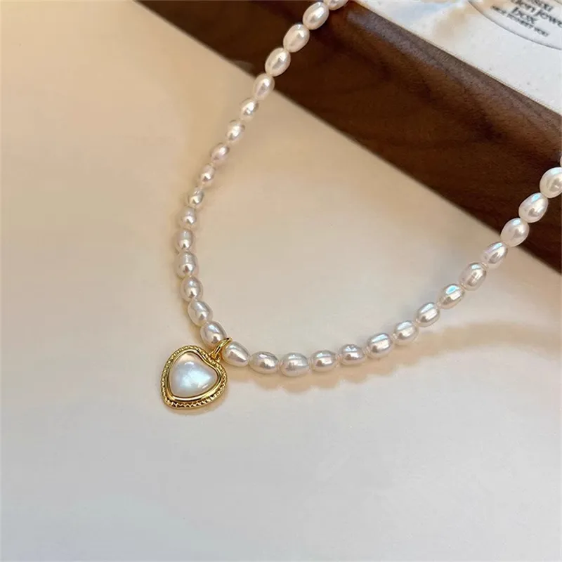 CLARKIA FLOWER Freshwater Pearl Necklaces Women's-4