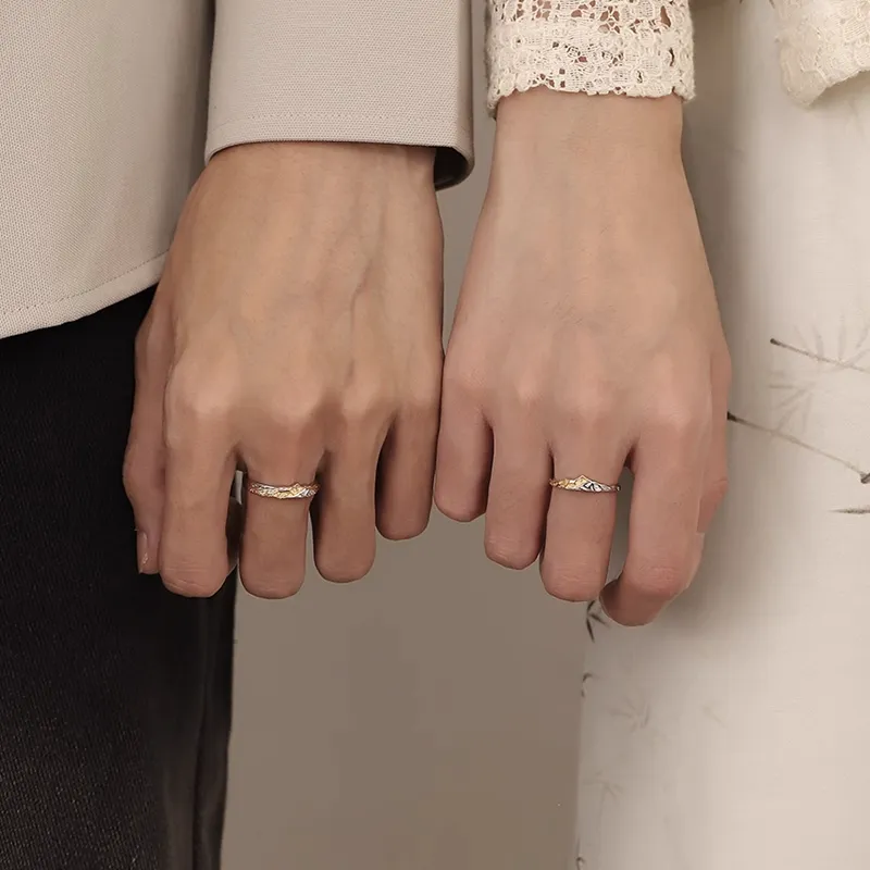CLARKIA FLOWER 999 Fine Silver Rings Unisex-5