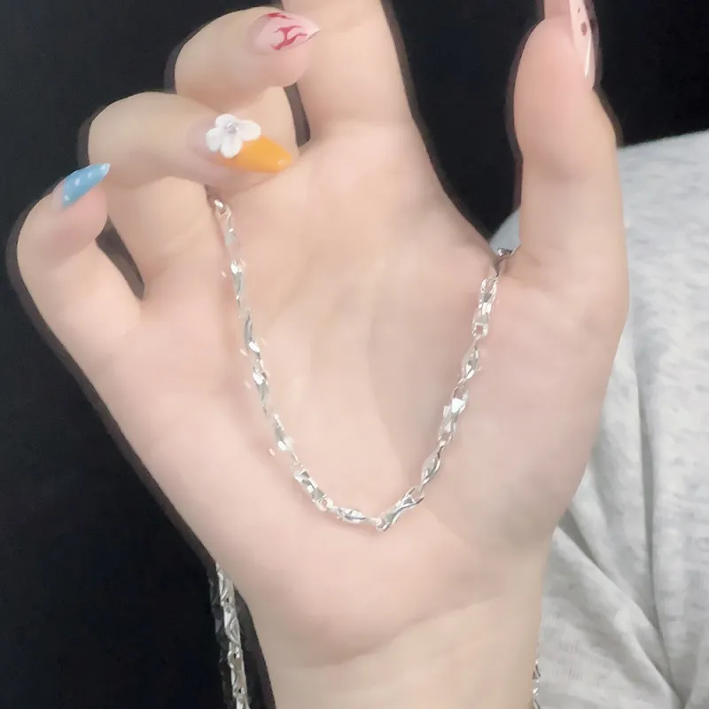 CLARKIA FLOWER 999 Fine Silver Necklaces Unisex-3