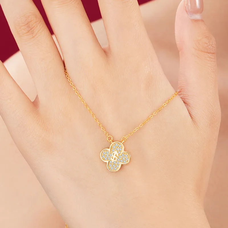 CLARKIA FLOWER 925 Sterling Silver Necklaces Women's-4