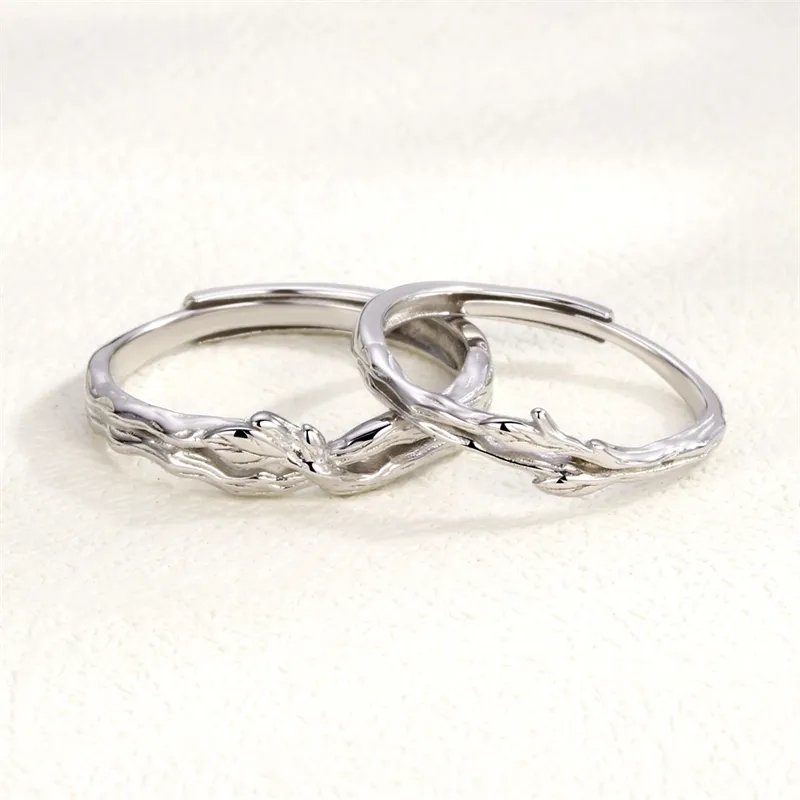 CLARKIA FLOWER S999 Fine Silver Rings Unisex-7