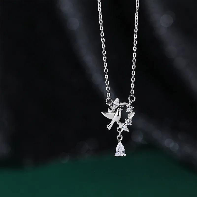 CLARKIA FLOWER S999 Fine Silver Necklaces Women's-5