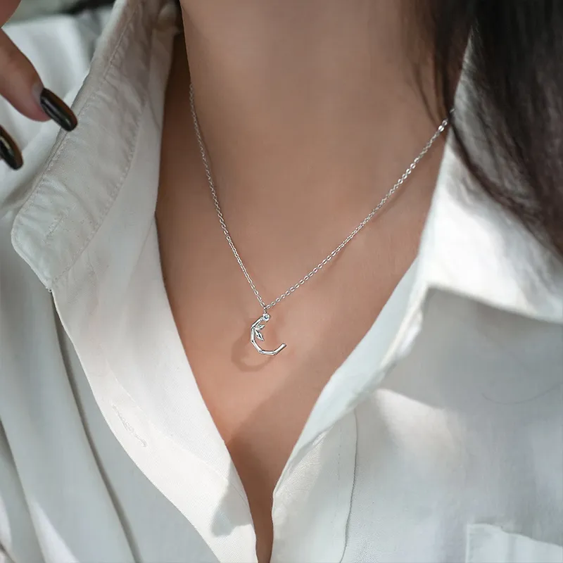 CLARKIA FLOWER S999 Fine Silver Necklaces Women's-6