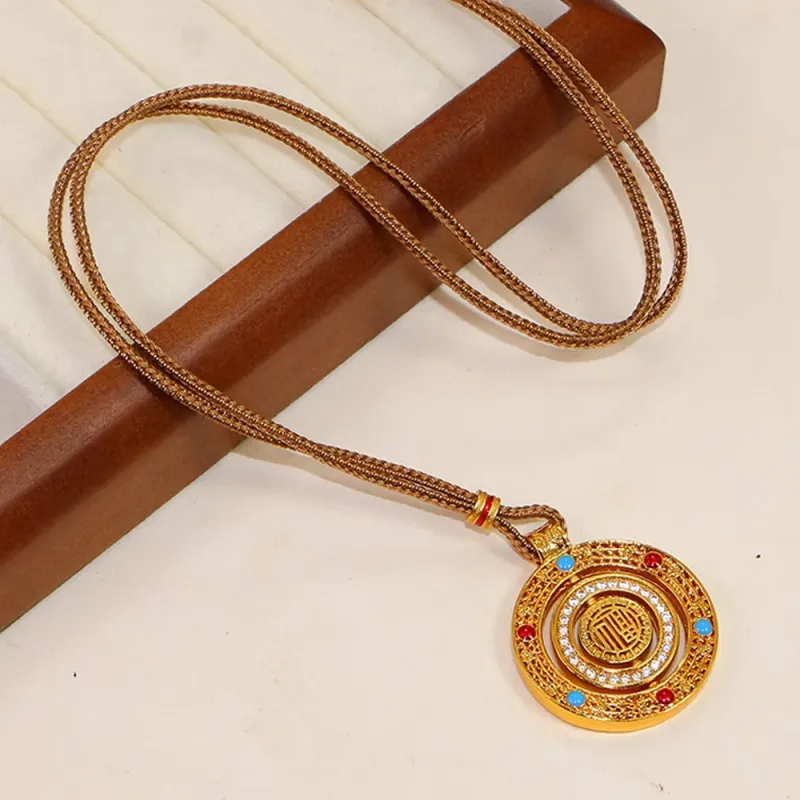CLARKIA FLOWER Copper Necklaces Unisex-6
