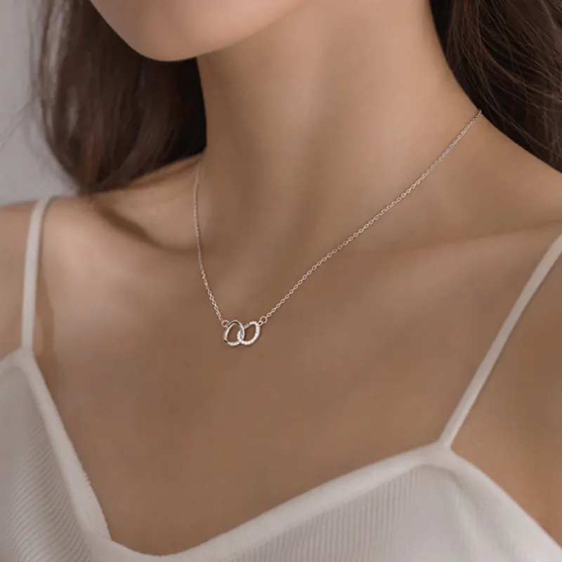 CLARKIA FLOWER 925 Sterling Silver Necklaces Women's-5