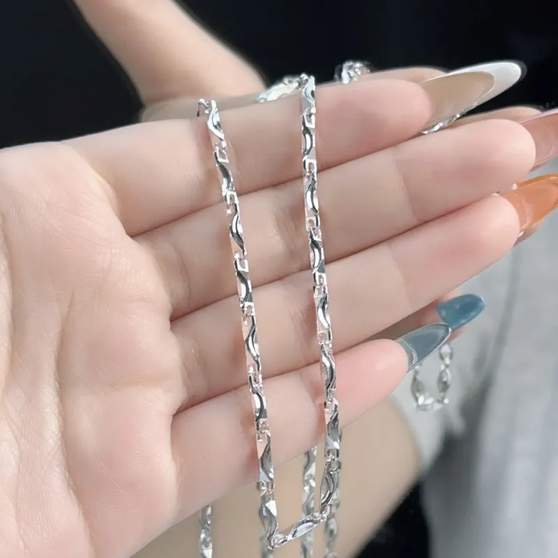 CLARKIA FLOWER 999 Fine Silver Necklaces Unisex-4