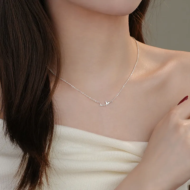 CLARKIA FLOWER S999 Fine Silver Necklaces Women's-4
