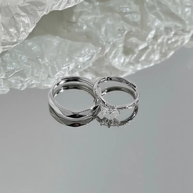 CLARKIA FLOWER S925 Silver Rings Unisex-3