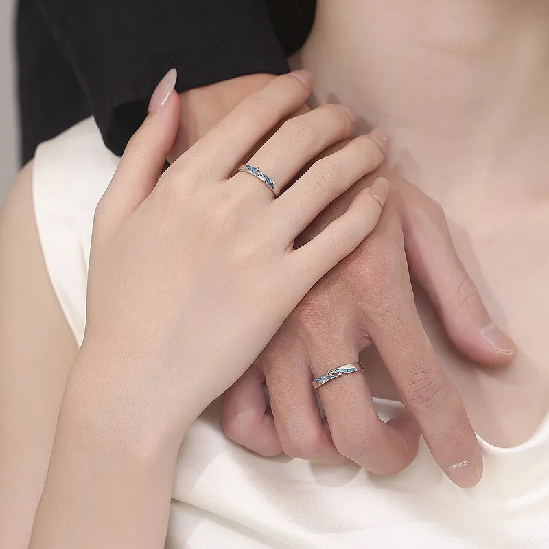 CLARKIA FLOWER 999 Fine Silver Rings Unisex-2