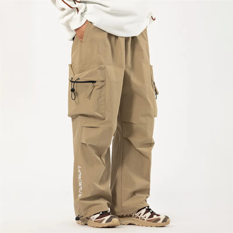Cargo Pants Unisex Khaki-3