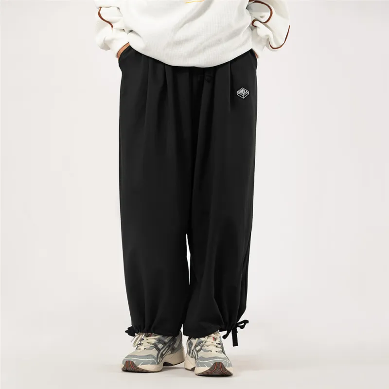 Knitted Sweatpants Unisex Black-3