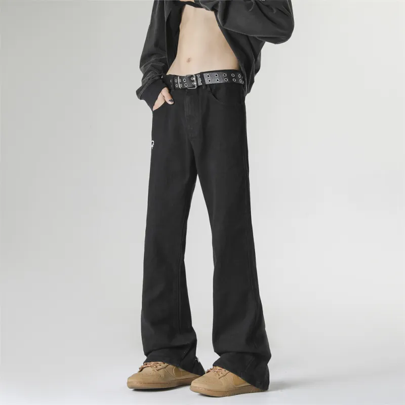 XINGJIZHE Jeans Unisex Yellow Mud-9