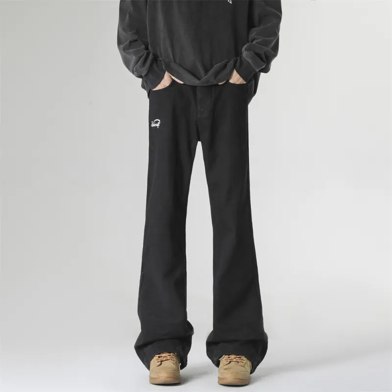 XINGJIZHE Jeans Unisex Yellow Mud-7