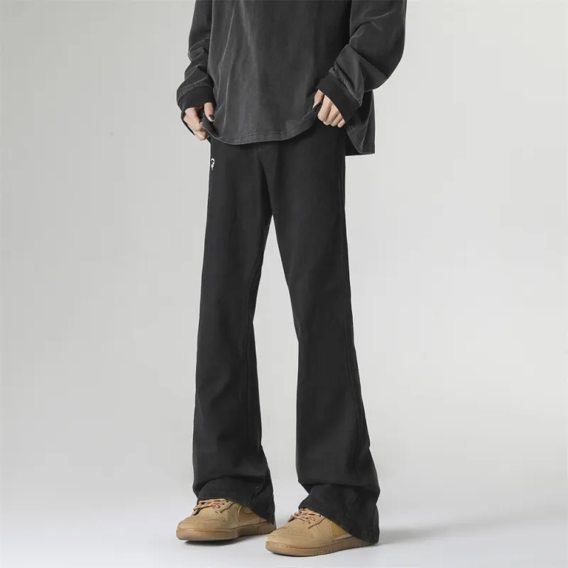XINGJIZHE Jeans Unisex Yellow Mud-8