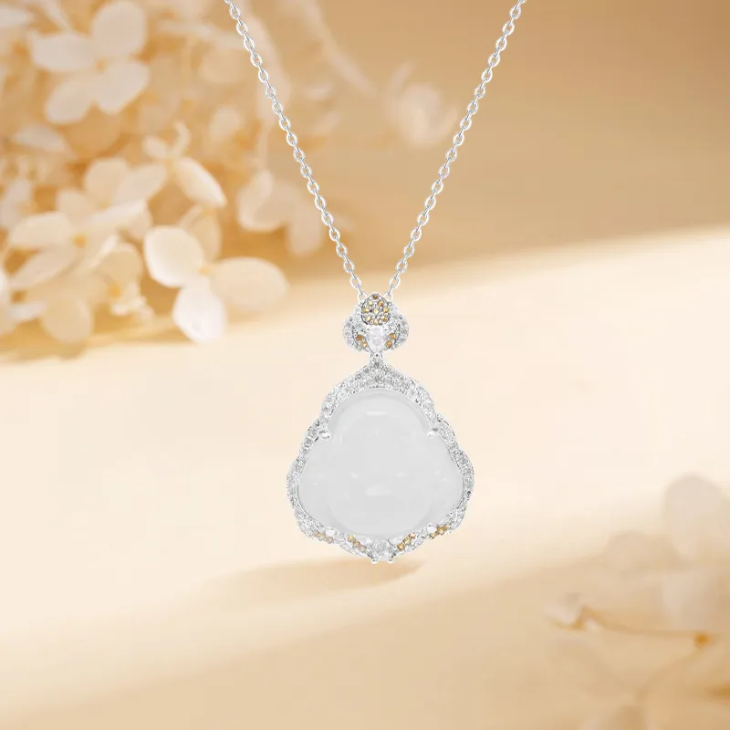 IBELOVE Chalcedony Necklaces Unisex-2