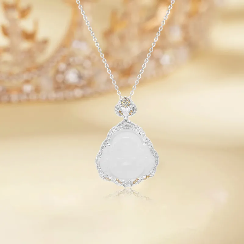IBELOVE Chalcedony Necklaces Unisex-1