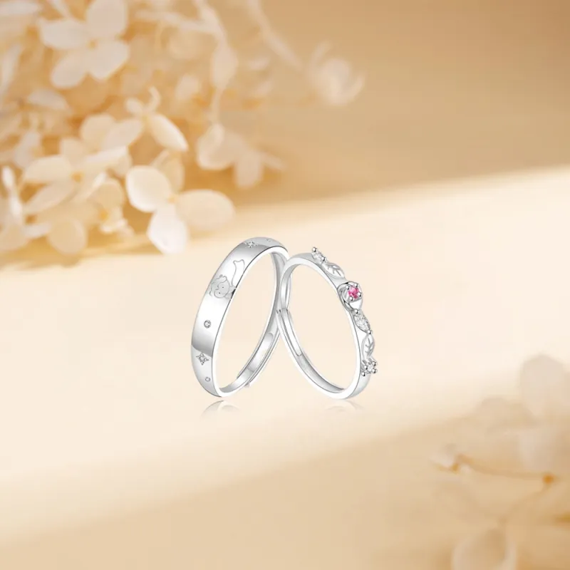 IBELOVE S925 Silver Rings Unisex-2