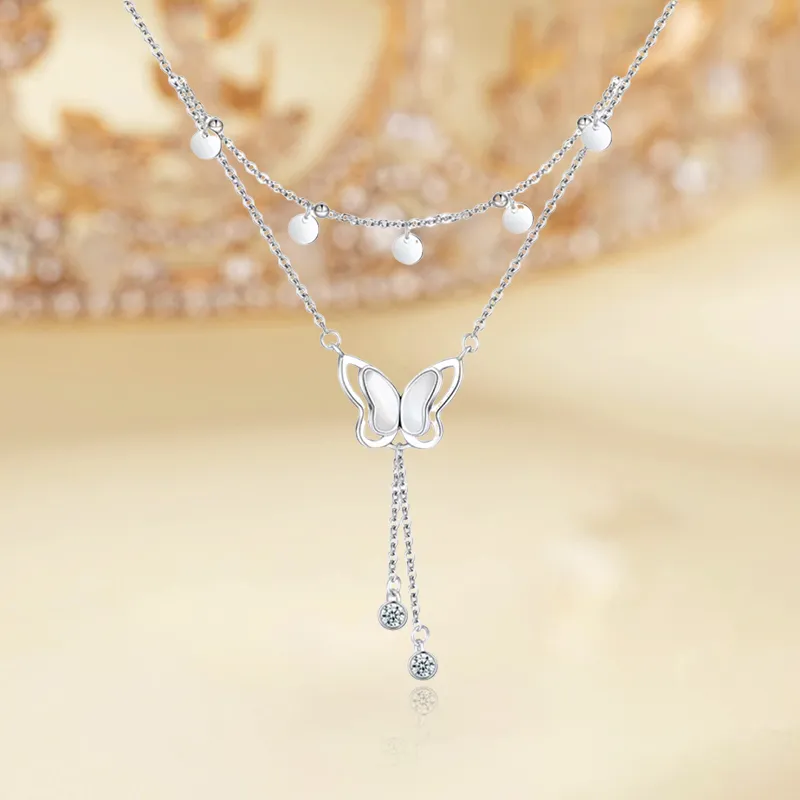 IBELOVE S925 Silver Necklaces Women's-1