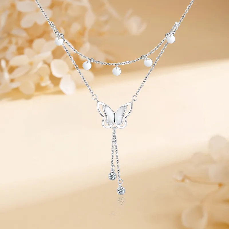 IBELOVE S925 Silver Necklaces Women's-2