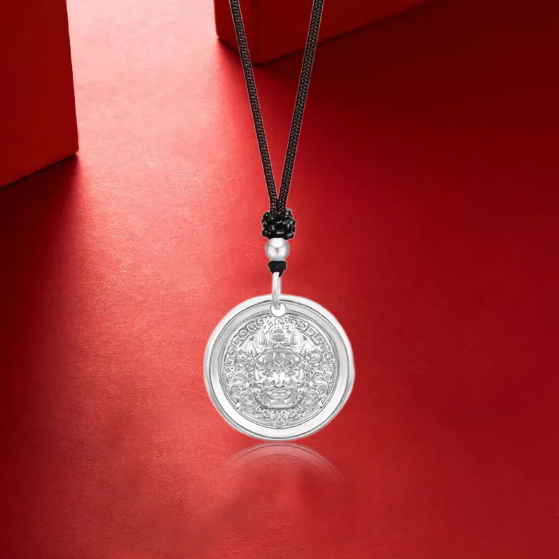 IBELOVE S999 Fine Silver Sterling Silver Necklaces Unisex-1