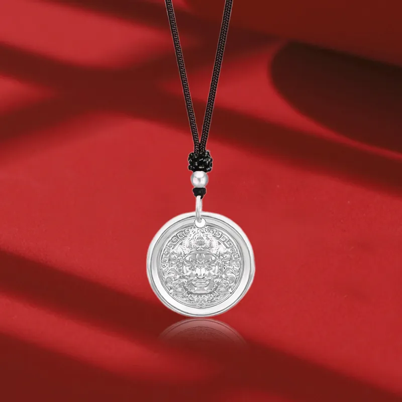 IBELOVE S999 Fine Silver Sterling Silver Necklaces Unisex-2