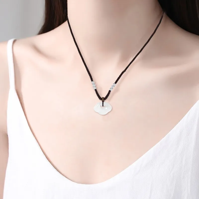 IBELOVE Chalcedony Necklaces Unisex-1