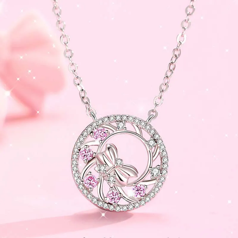 LOVE WHEEL S925 Silver Necklaces Women's-1