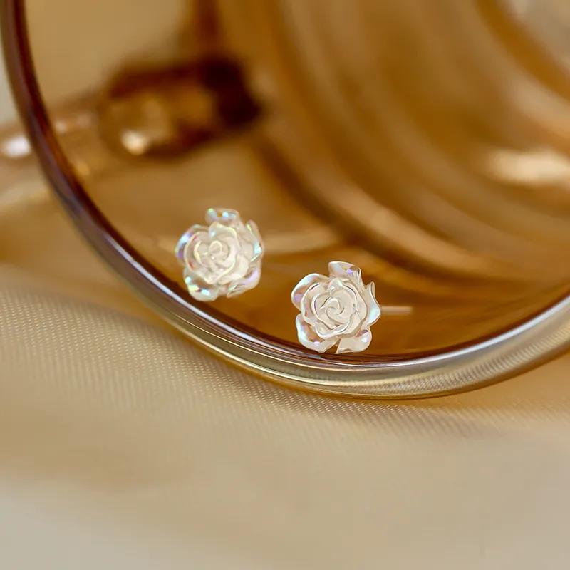 LOVE WHEEL S925 Silver Stud Earrings Women's-5