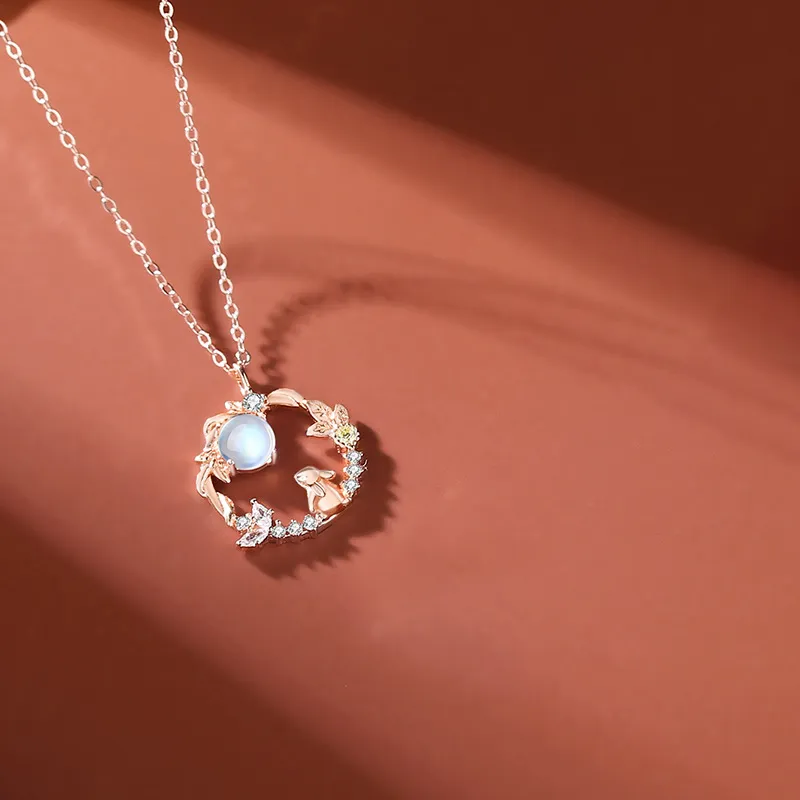 LOVE WHEEL S925 Silver Necklaces Women's-2