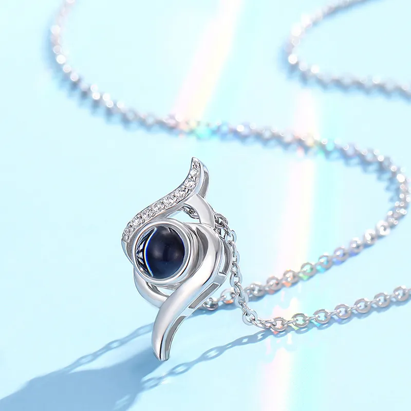 LOVE WHEEL S925 Silver Necklaces Women's-2
