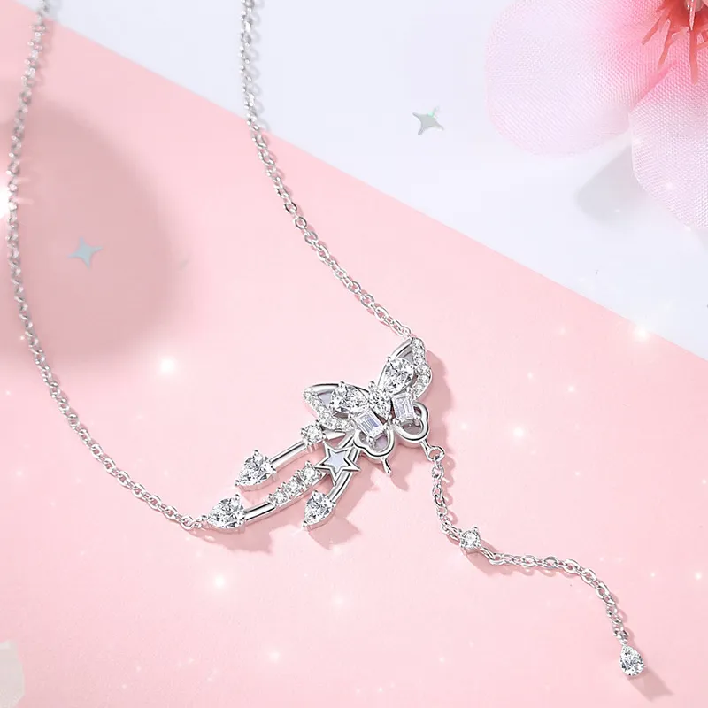 LOVE WHEEL S925 Silver Necklaces Women's-3