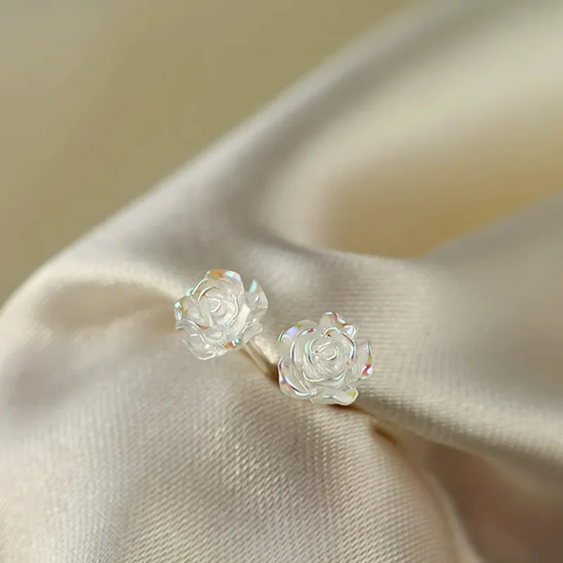LOVE WHEEL S925 Silver Stud Earrings Women's-6