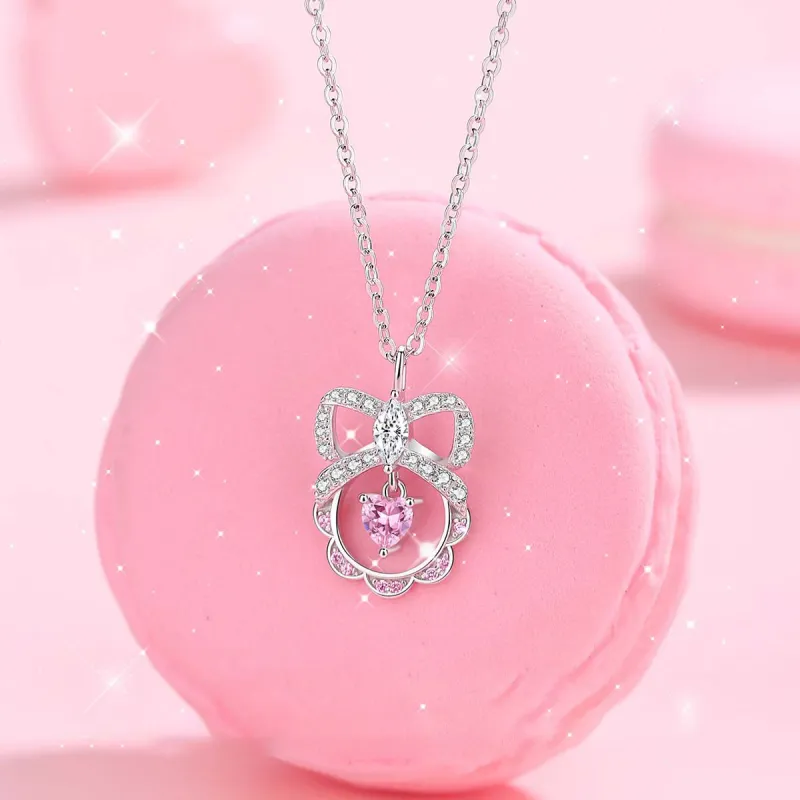 LOVE WHEEL S925 Silver Necklaces Women's-1