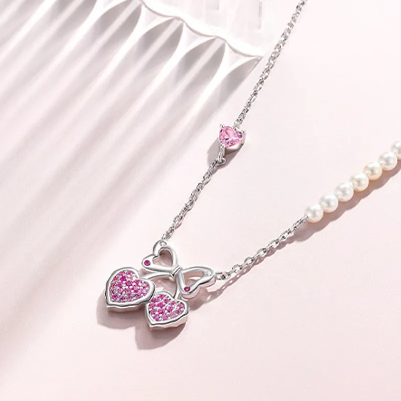 LOVE WHEEL S925 Silver Necklaces Women's-2