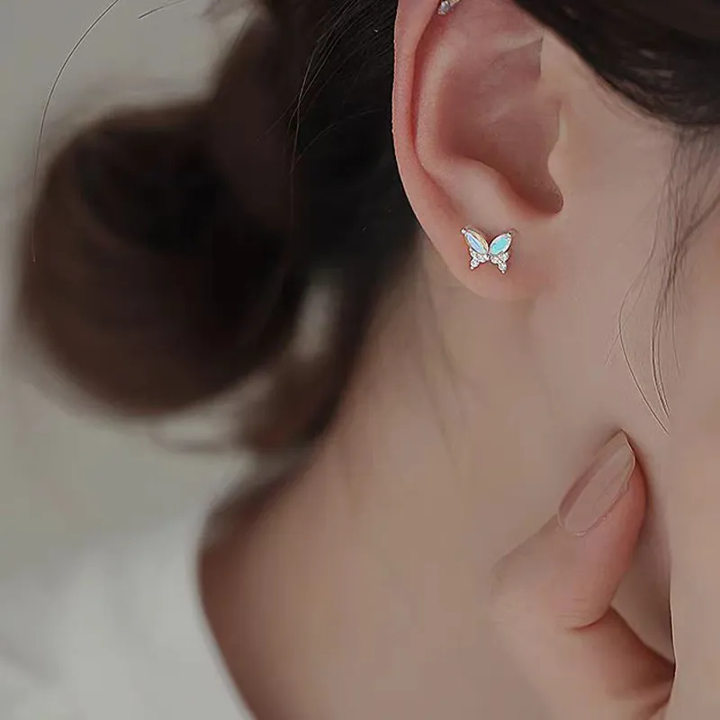 LOVE WHEEL S925 Stud Earrings Women's-3