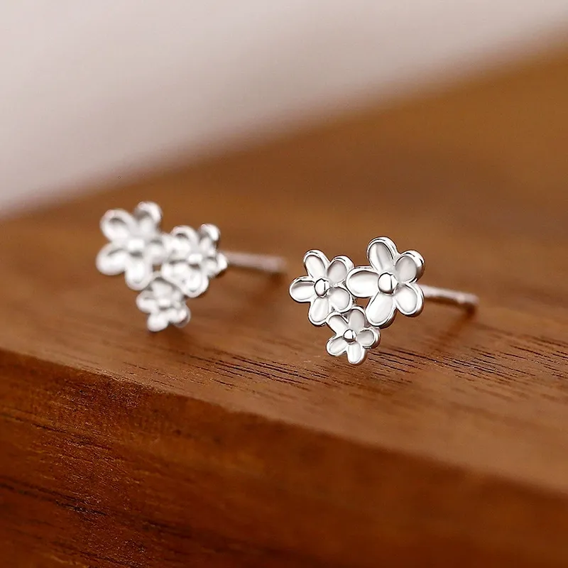 LOVE WHEEL S990 Stud Earrings Women's-2