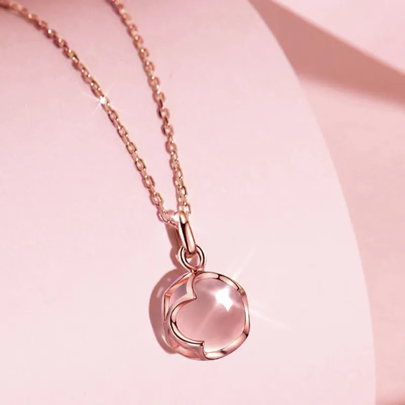 LOVE WHEEL S925 Silver Necklaces Women's-6