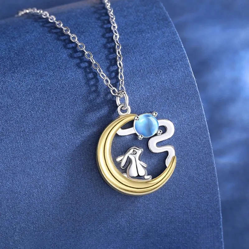 LOVE WHEEL S925 Silver Necklaces Women's-3