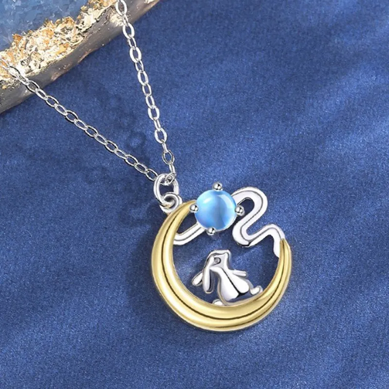 LOVE WHEEL S925 Silver Necklaces Women's-4