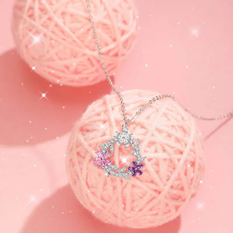 LOVE WHEEL S925 Silver Necklaces Women's-3