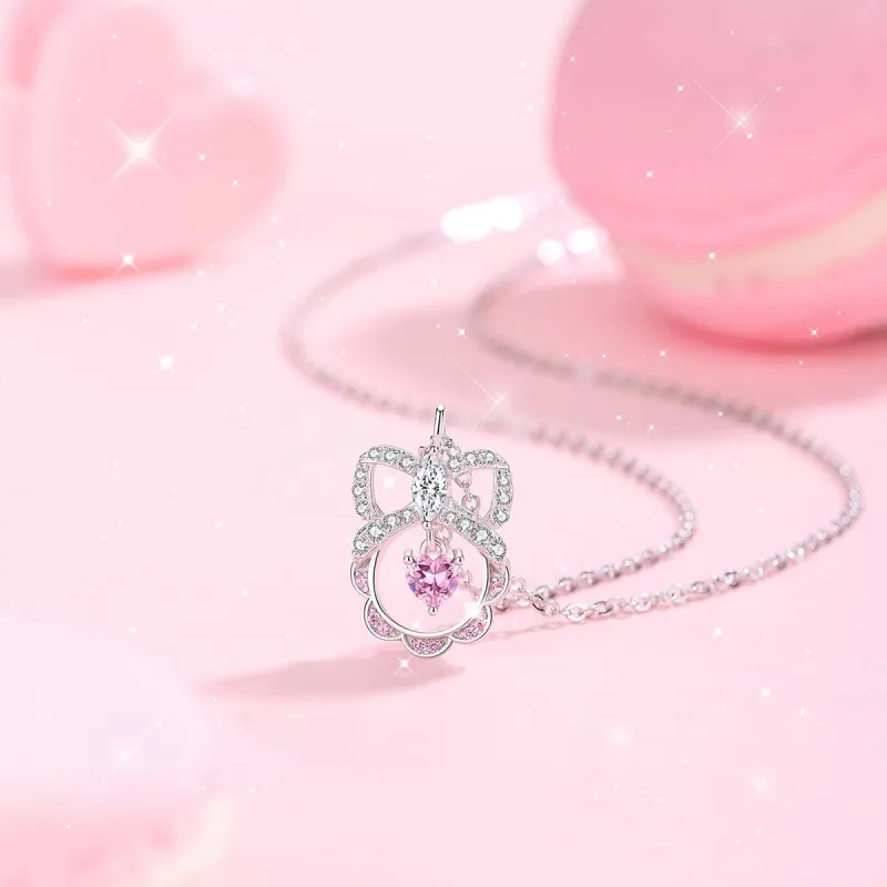 LOVE WHEEL S925 Silver Necklaces Women's-2