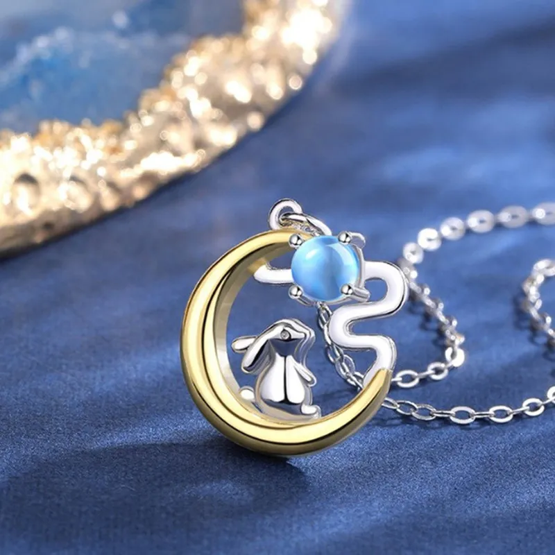 LOVE WHEEL S925 Silver Necklaces Women's-2