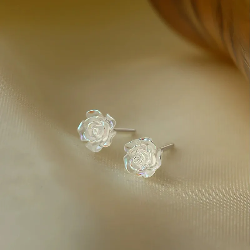 LOVE WHEEL S925 Silver Stud Earrings Women's-7