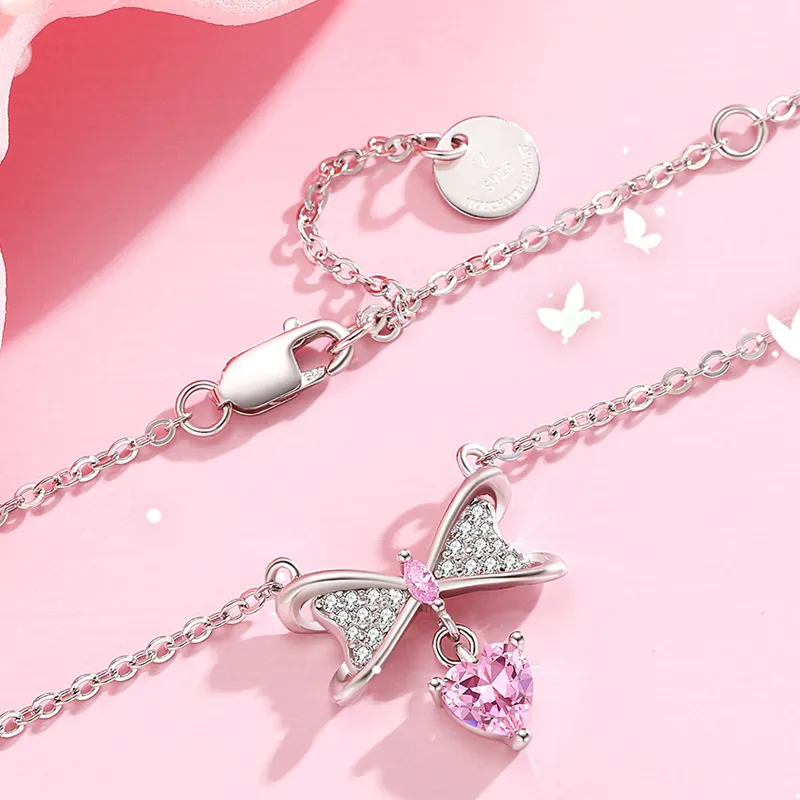 LOVE WHEEL S925 Silver Necklaces Women's-3